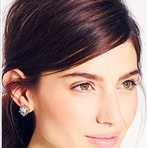 Kate Spade Large “Crystal” Studs Gold Tone